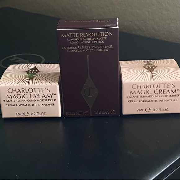 Charlotte Tilbury Magic Cream Travel Size Pillow Talk Matte Lipstick - Picture 3 of 7